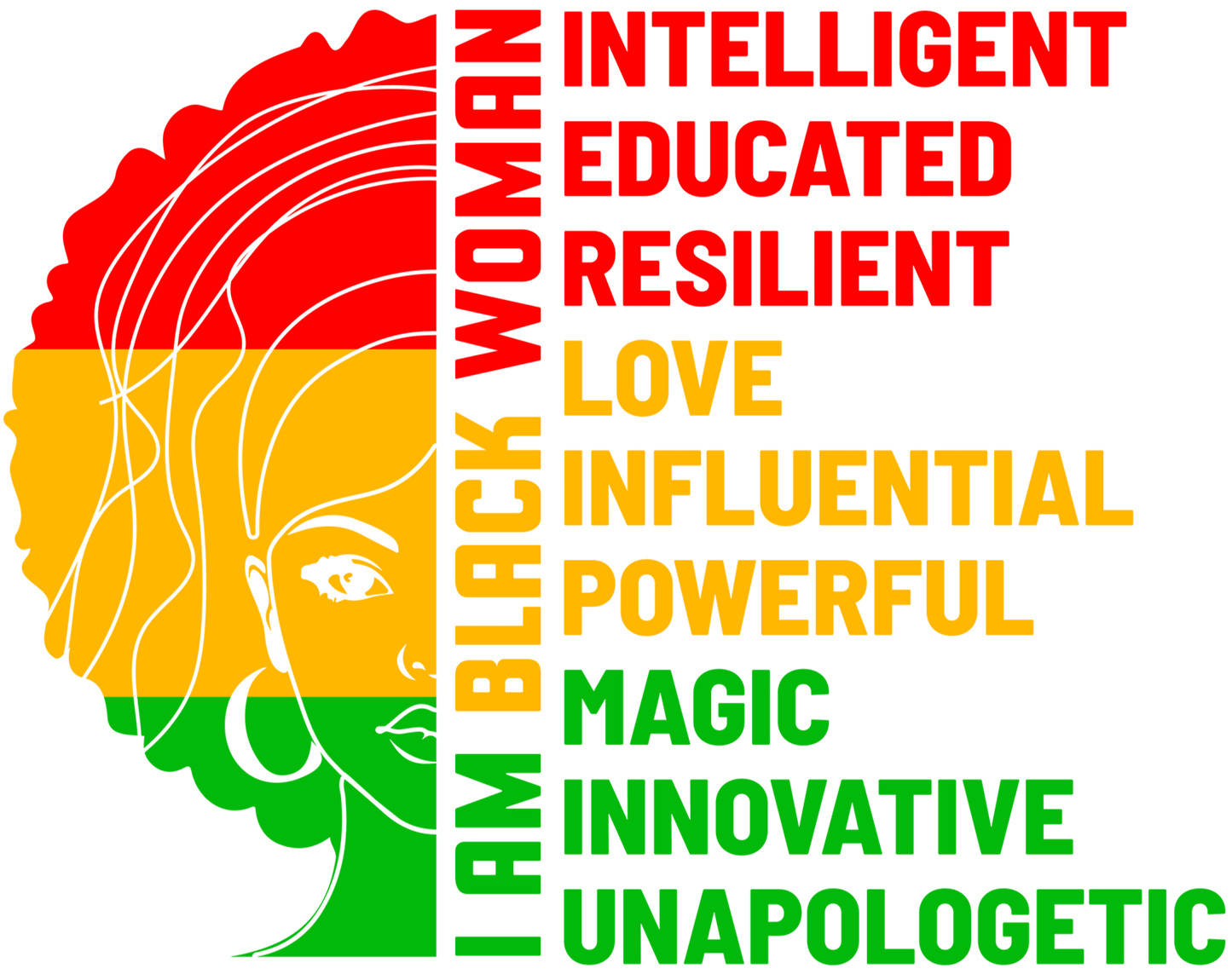 Cool Black Women Design - DTF Ready To Press