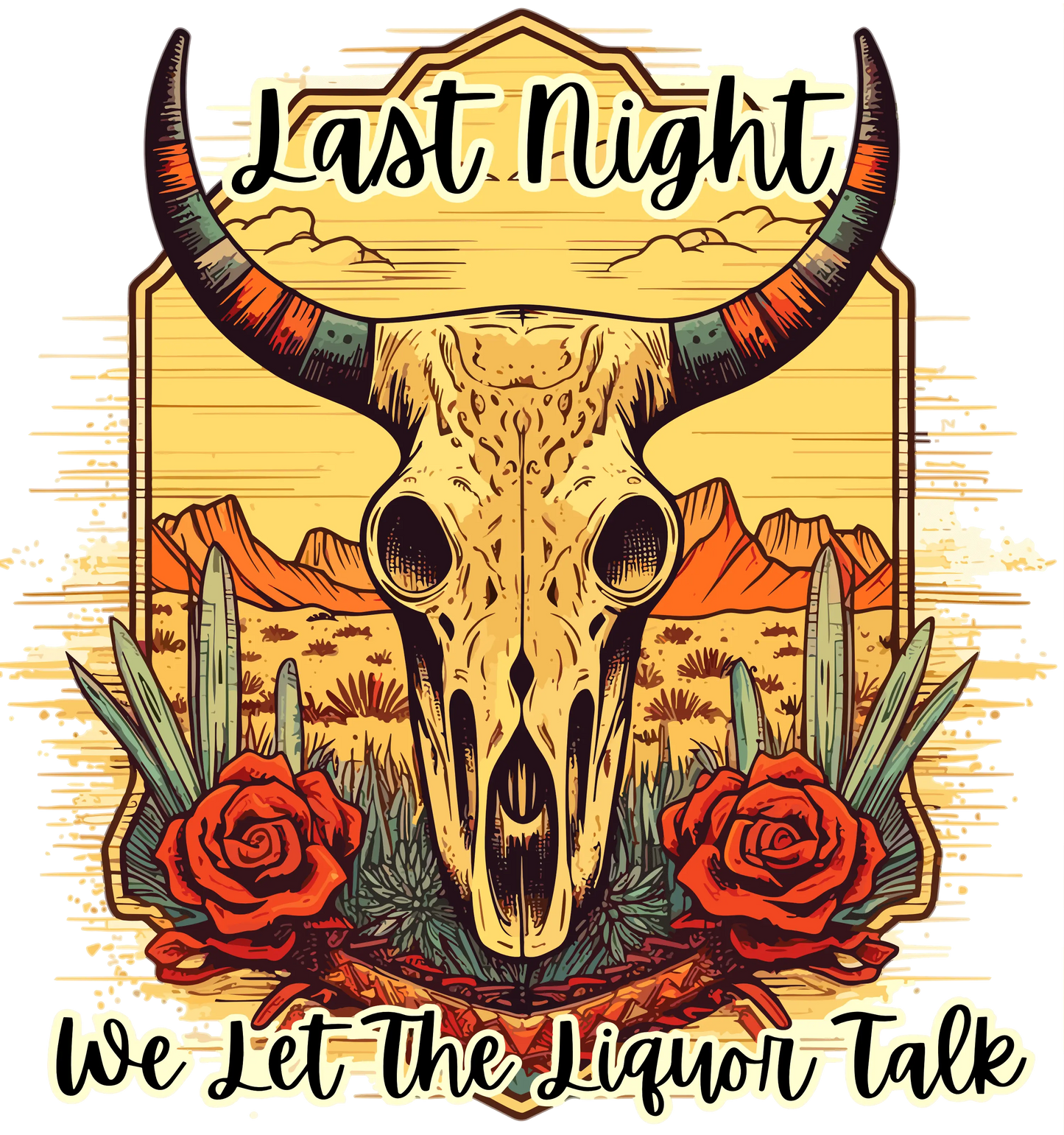 List Night We Let The Liquor Talk Design - DTF Ready To Press