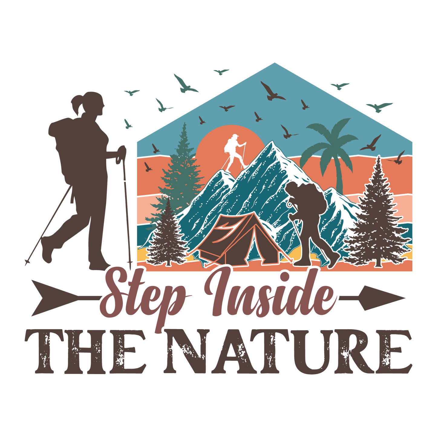 Nature Lover Design - DTF Ready To Press