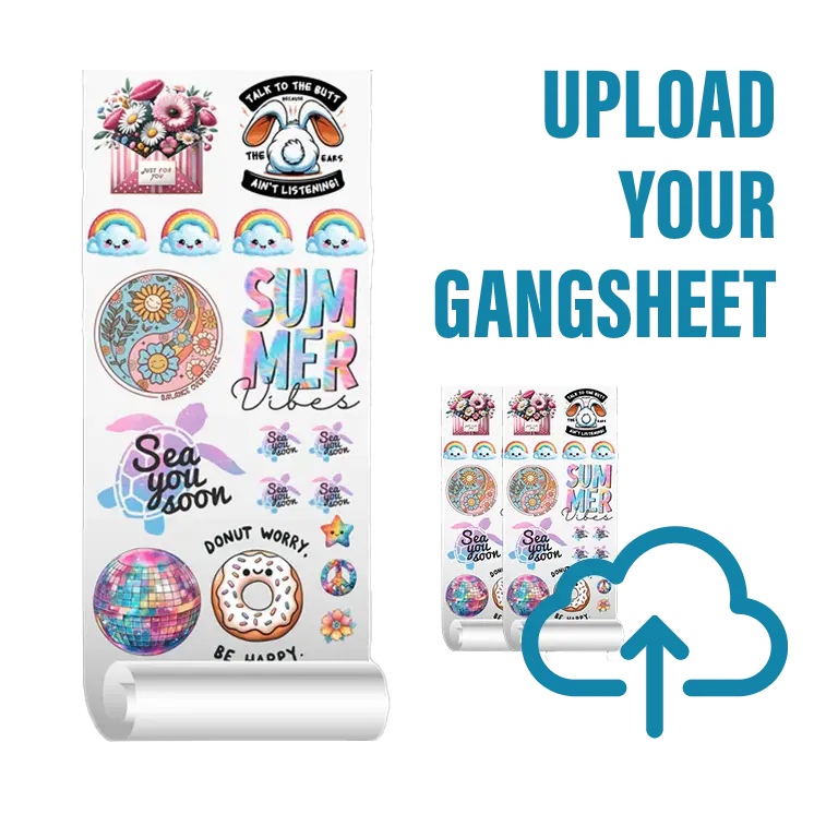 Upload DTF Gang Sheets