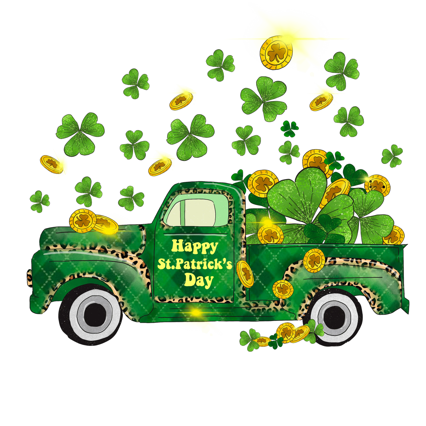 Food Truck Festival Patrick's Day Design - DTF Ready To Press
