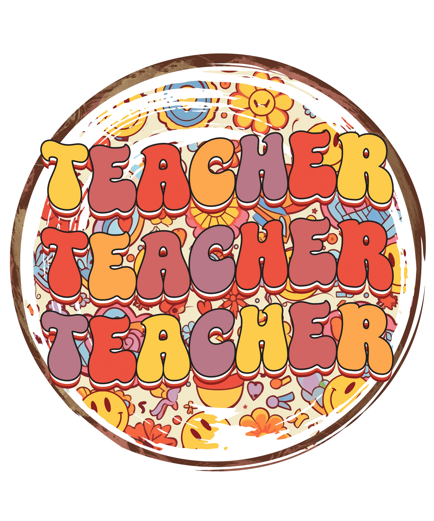 Happy Teacher's Day Design - DTF Ready To Press
