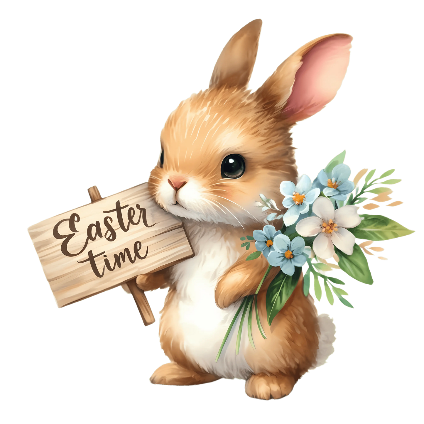 Easter Time Bunny Party Design - DTF Ready To Press