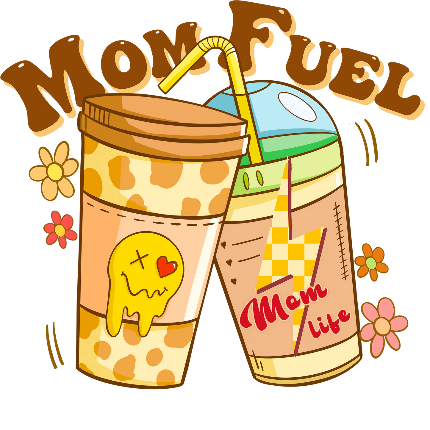 Mom Fuel Design - DTF Ready To Press