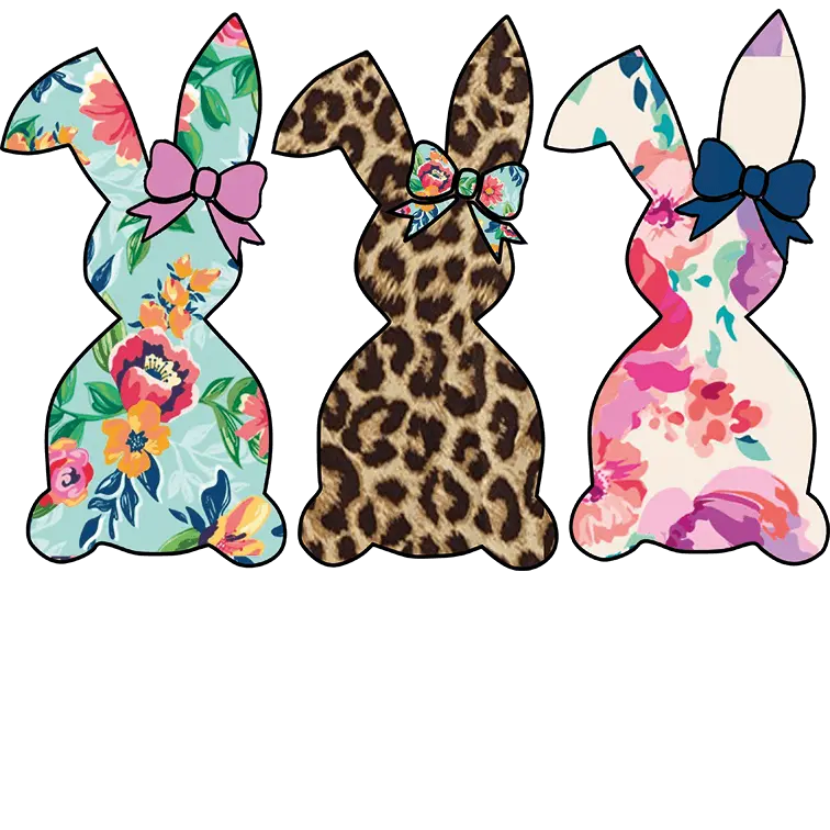 Easter Bunny Design - DTF Ready To Press