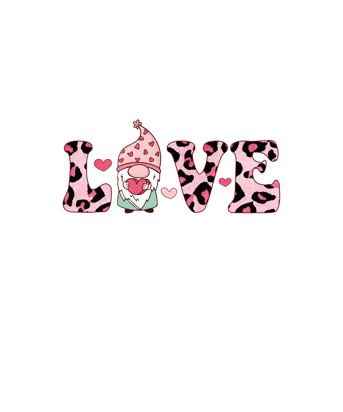 Valentine's Day Love Design - DTF Ready To Press