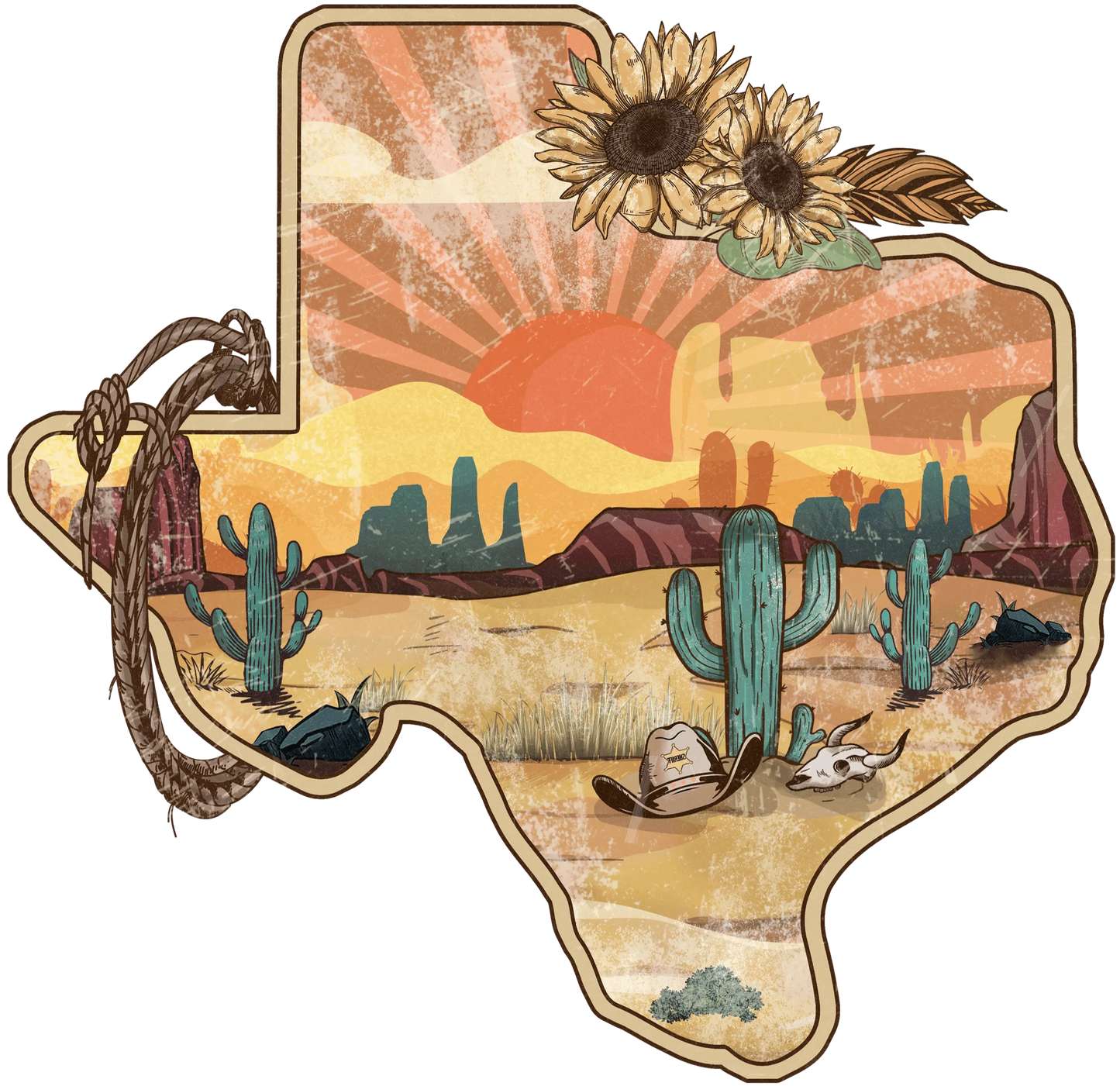 Western Wild Life Design - DTF Ready To Press