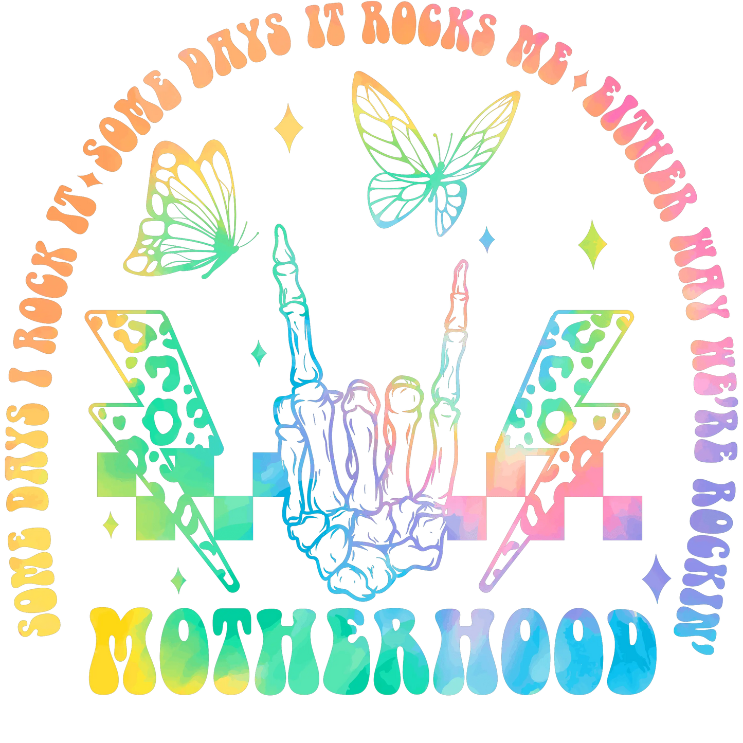 Cool Motherhood Design - DTF Ready To Press