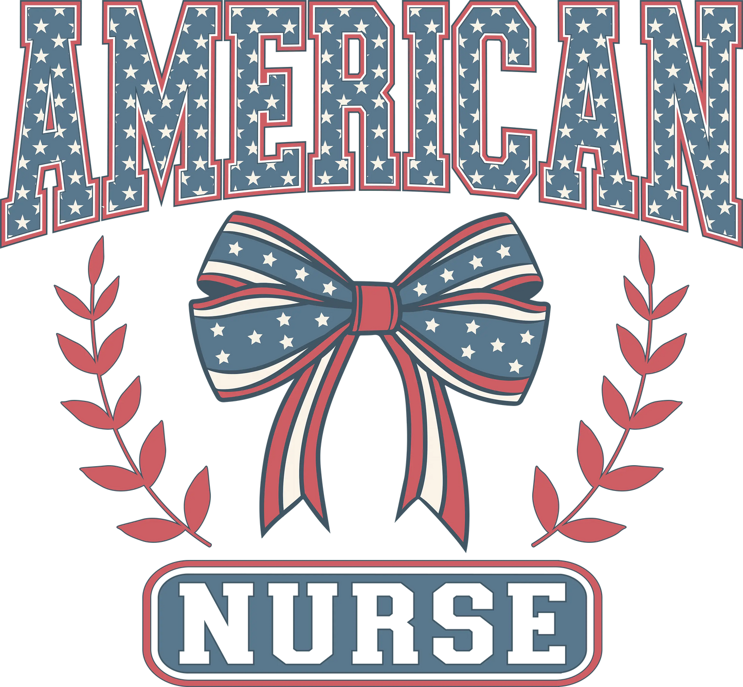 American Nurse Design - DTF Ready To Press
