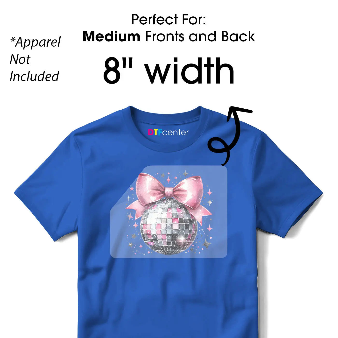 Custom DTF Transfers by Size