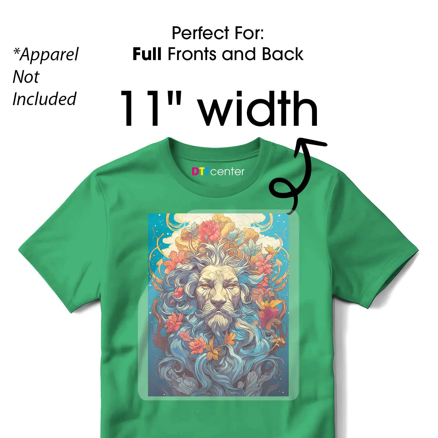Custom DTF Transfers by Size