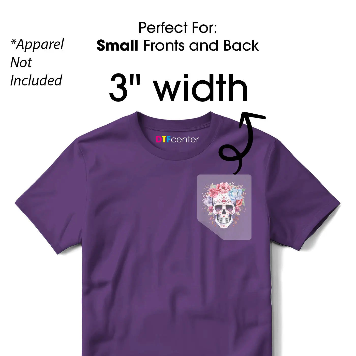 Custom DTF Transfers by Size