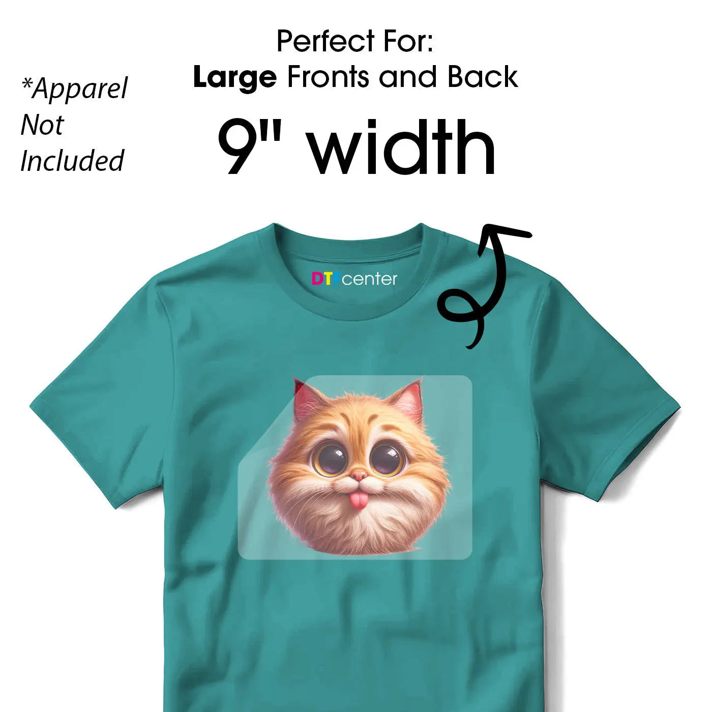 Custom DTF Transfers by Size