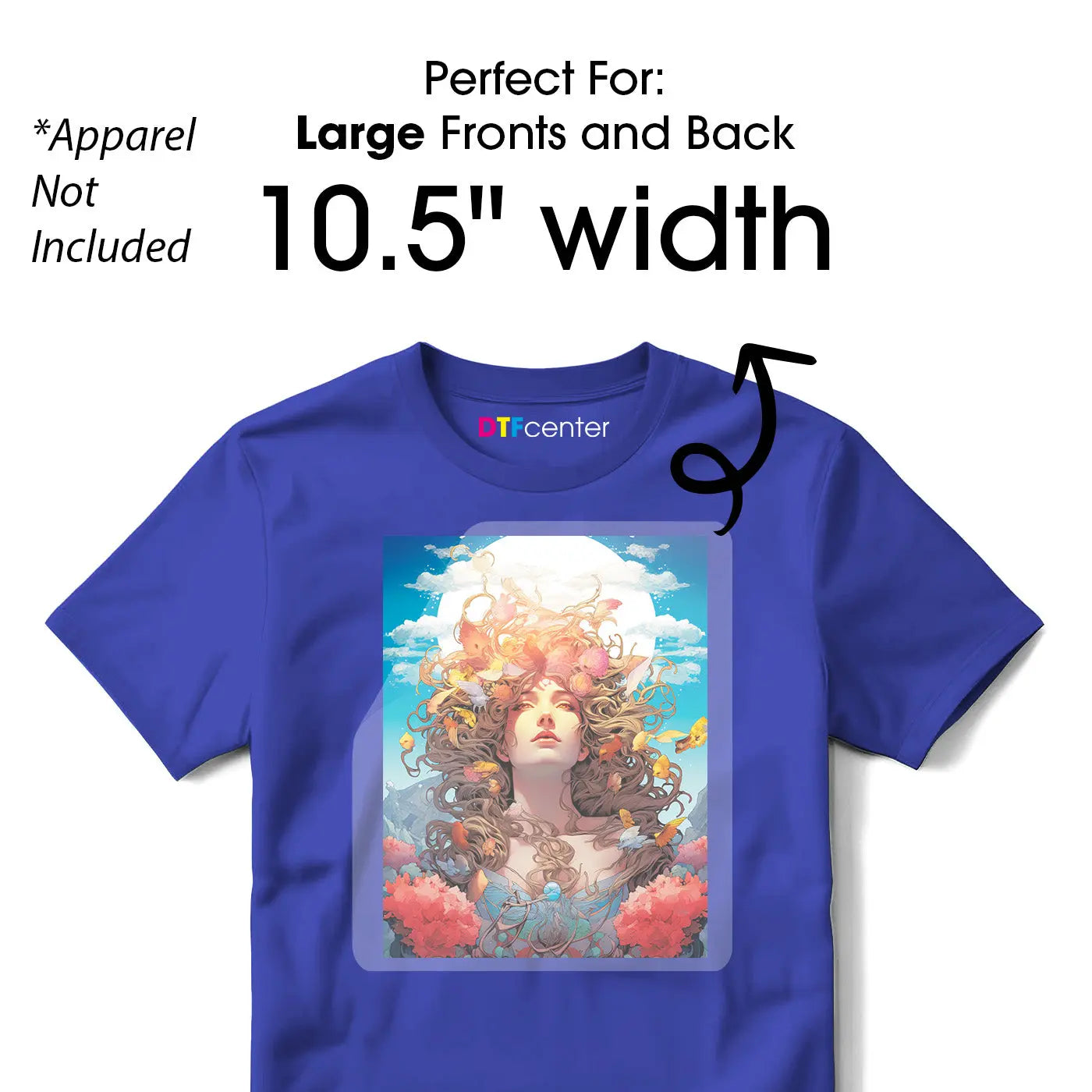 Custom DTF Transfers by Size