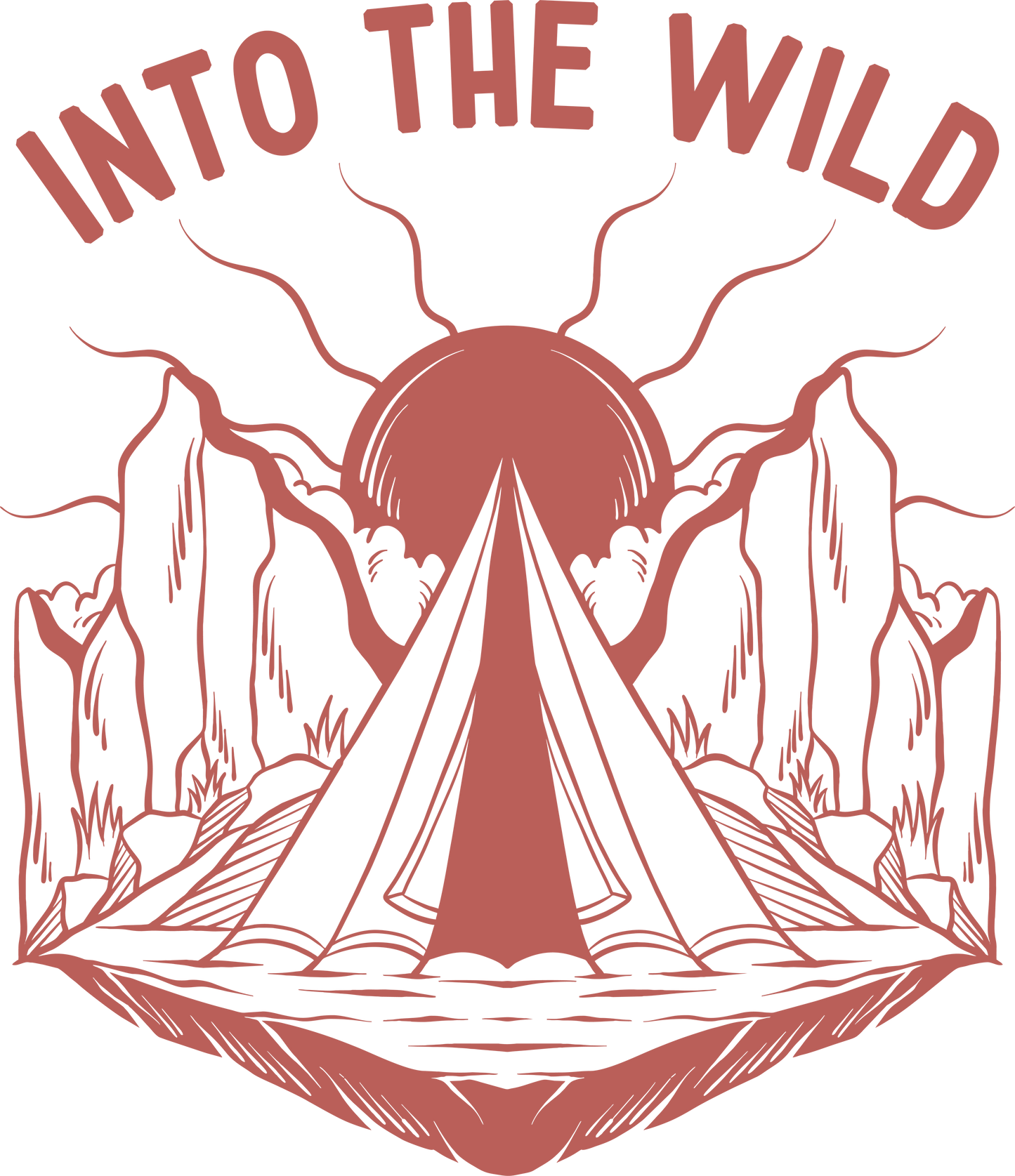 Into The Wild Design - DTF Ready To Press