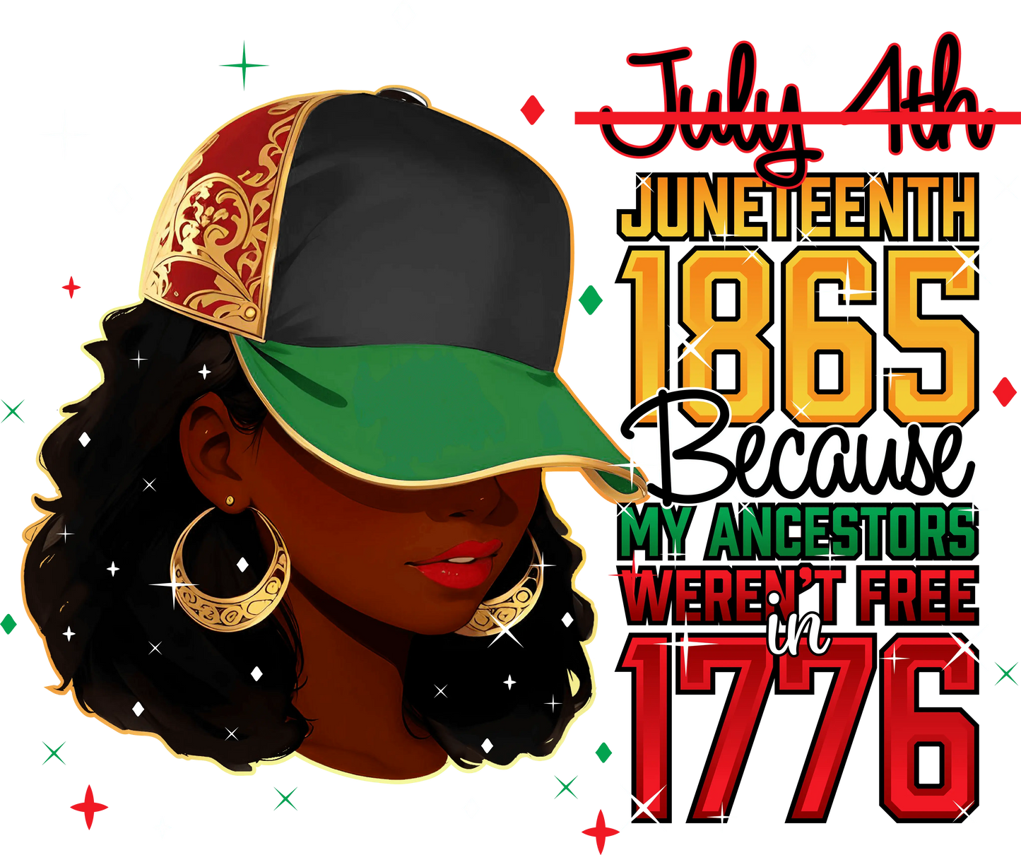 Cool Juneteenth Celebrating Design - DTF Ready To Press