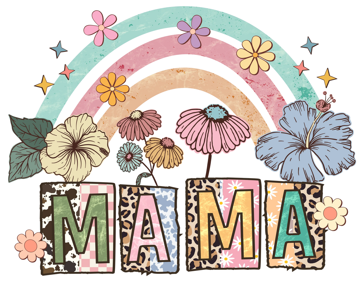 Vintage Mama Design - DTF Ready To Press
