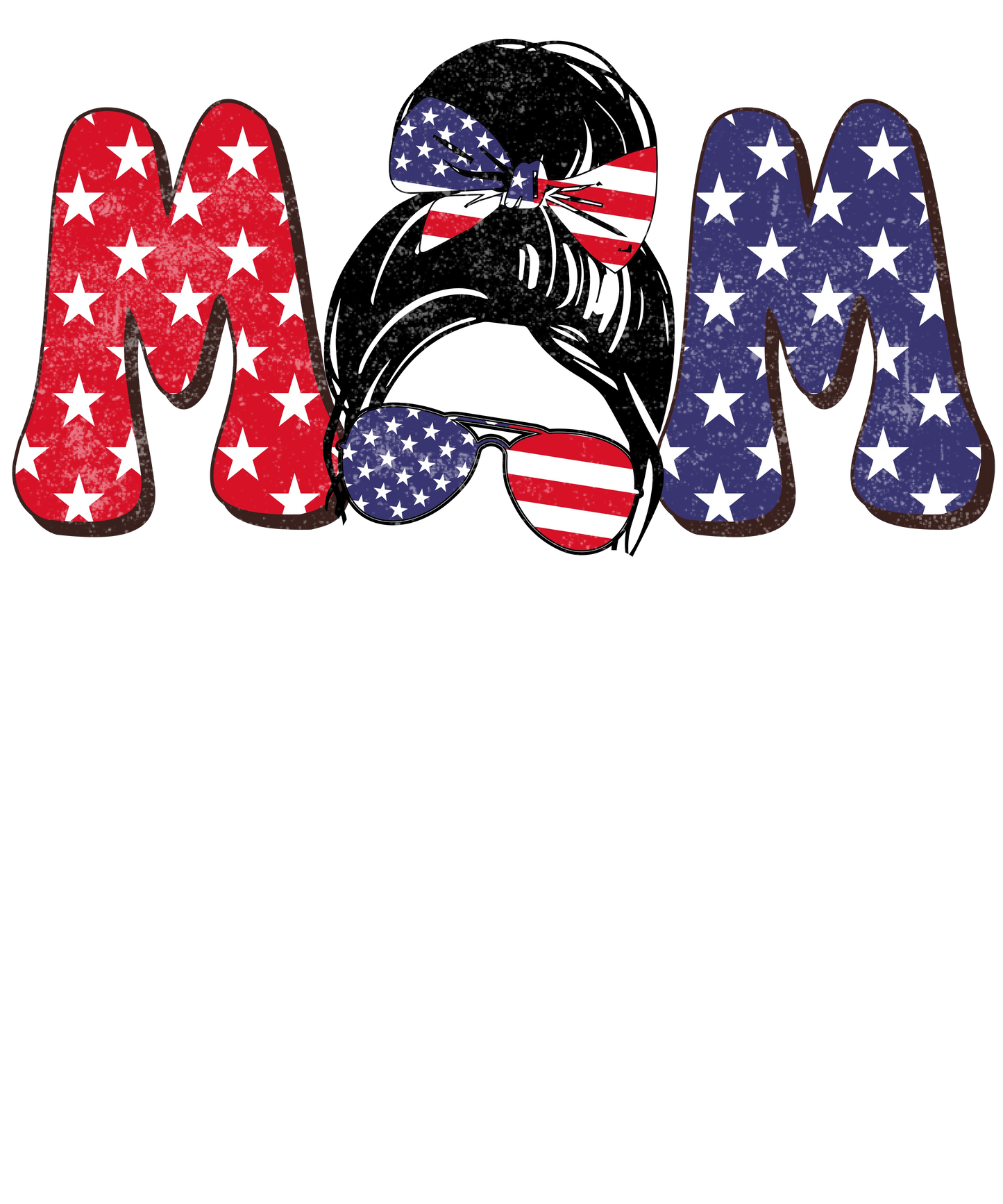 American Mom Design - DTF Ready To Press
