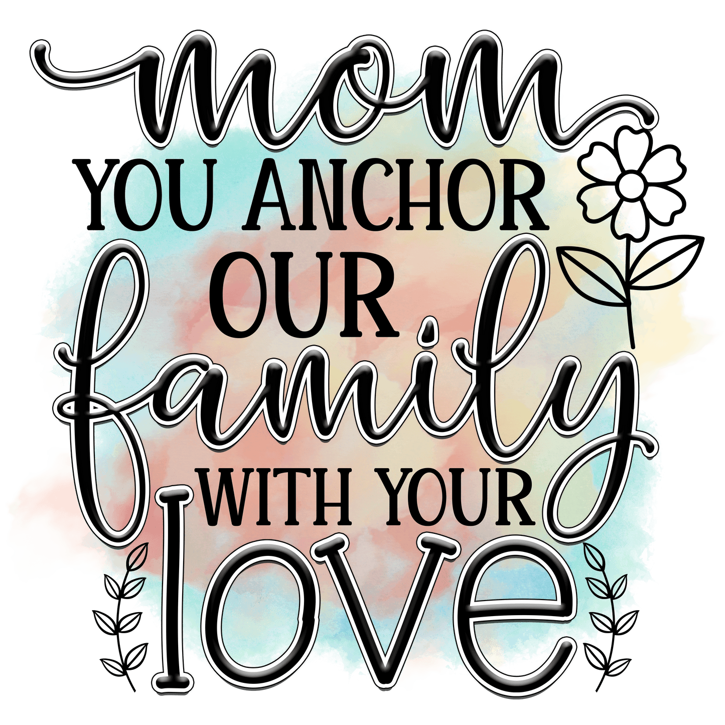 Cute Mama Design - DTF Ready To Press