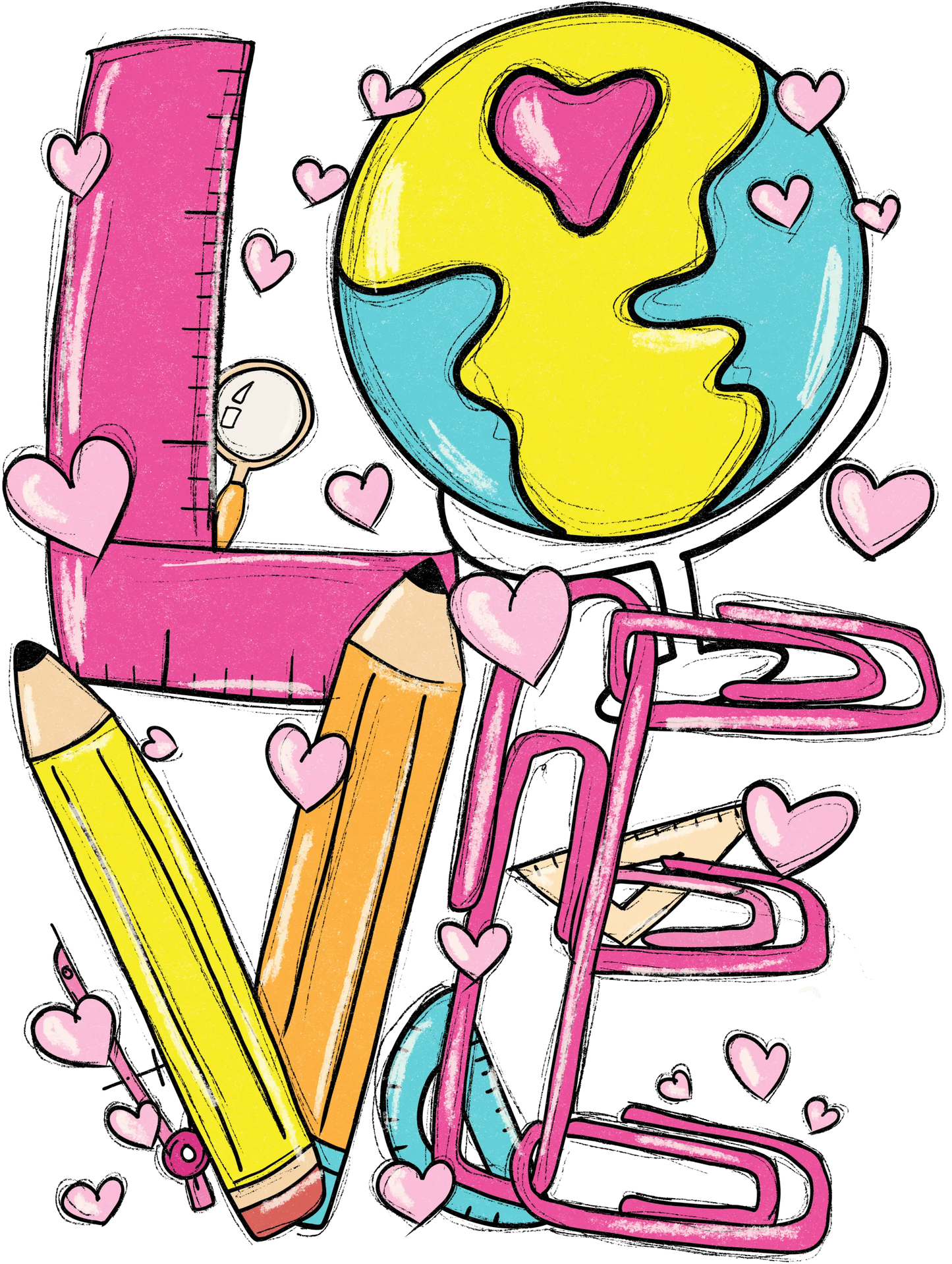 Geography Teacher Design - DTF Ready To Press