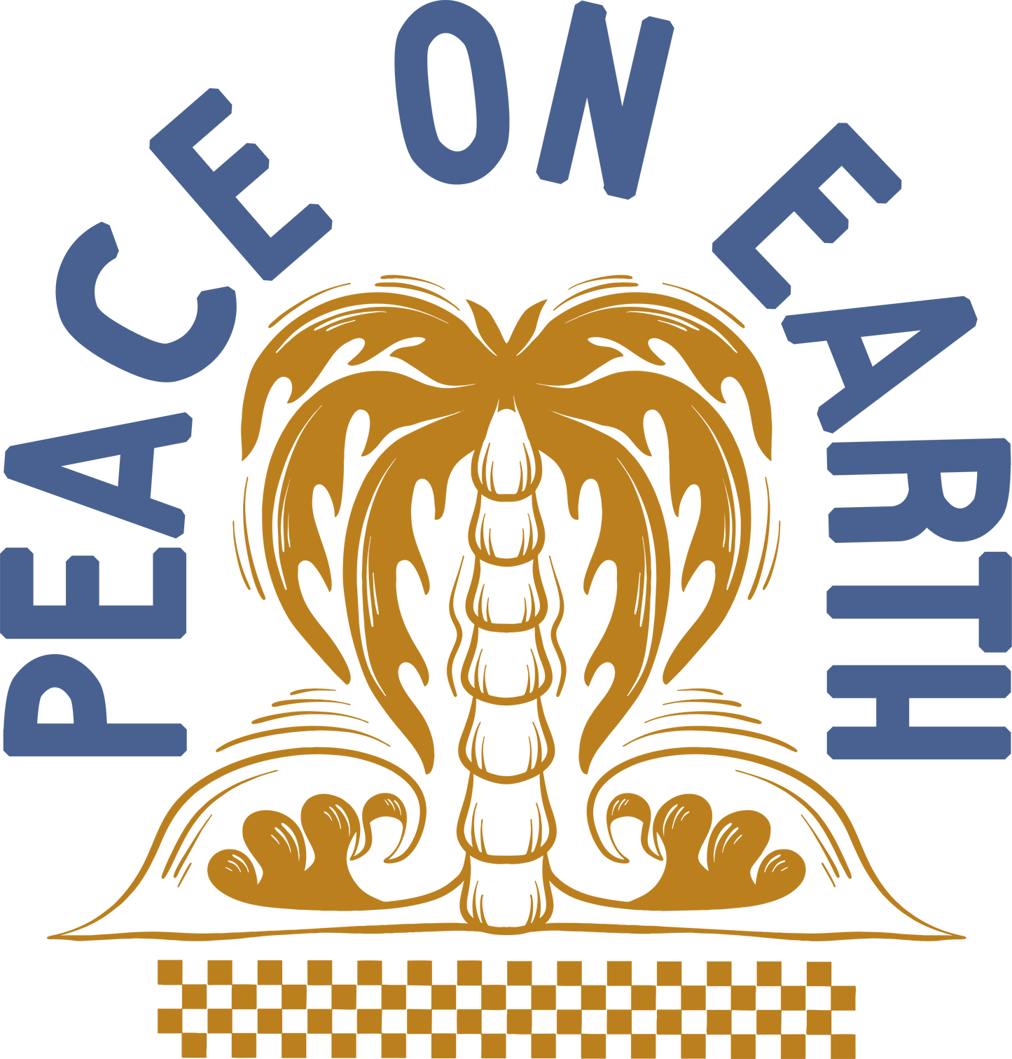 Peace On Earth Design - DTF Ready To Press