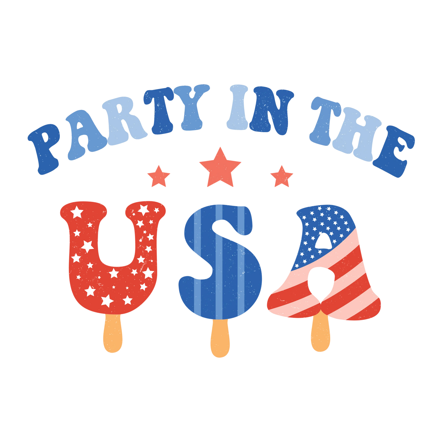 Party In The USA Design - DTF Ready To Press