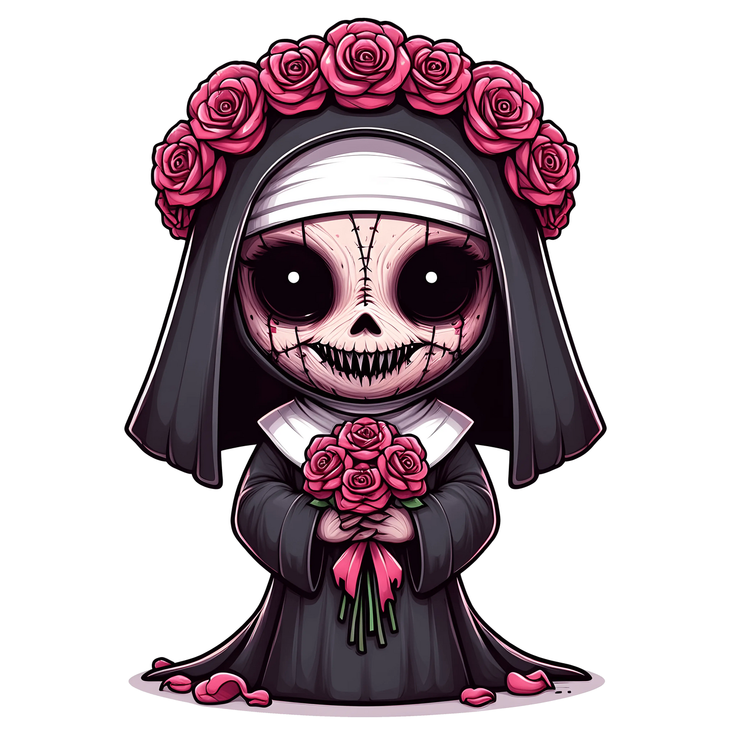 Sister Irene Valentine All Rose For You Design - DTF Ready To Press
