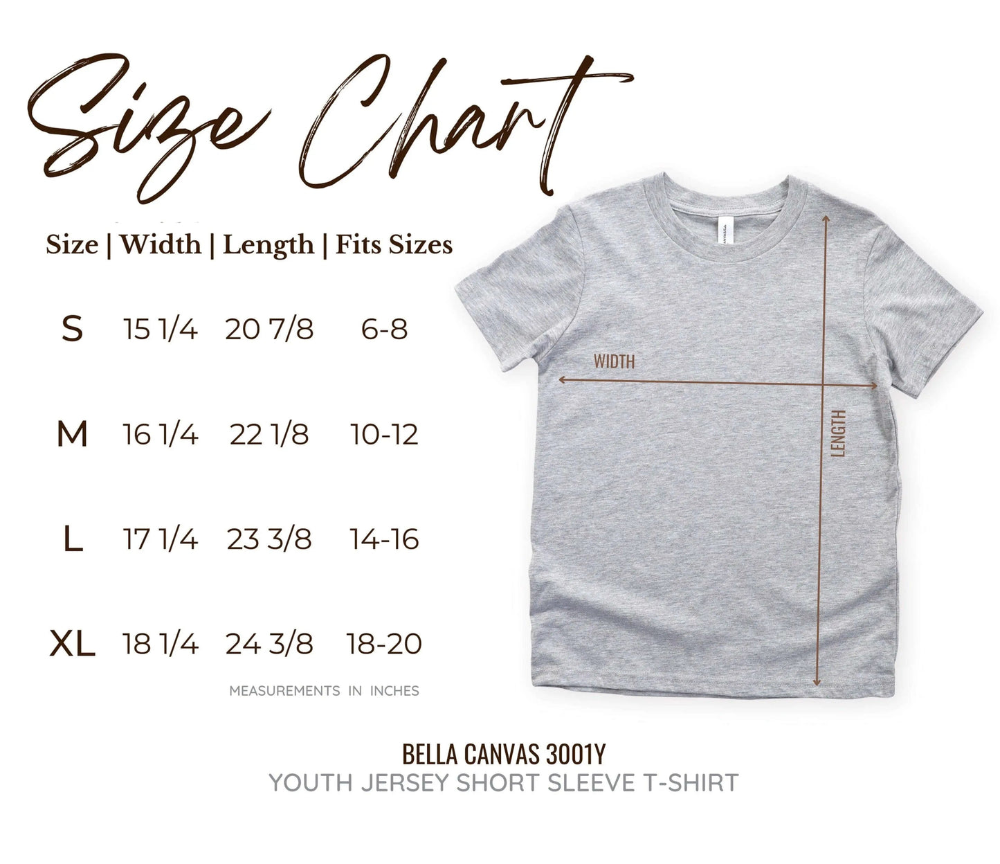 Bella+Canvas 3001Y Youth Jersey Short Sleeve Tee