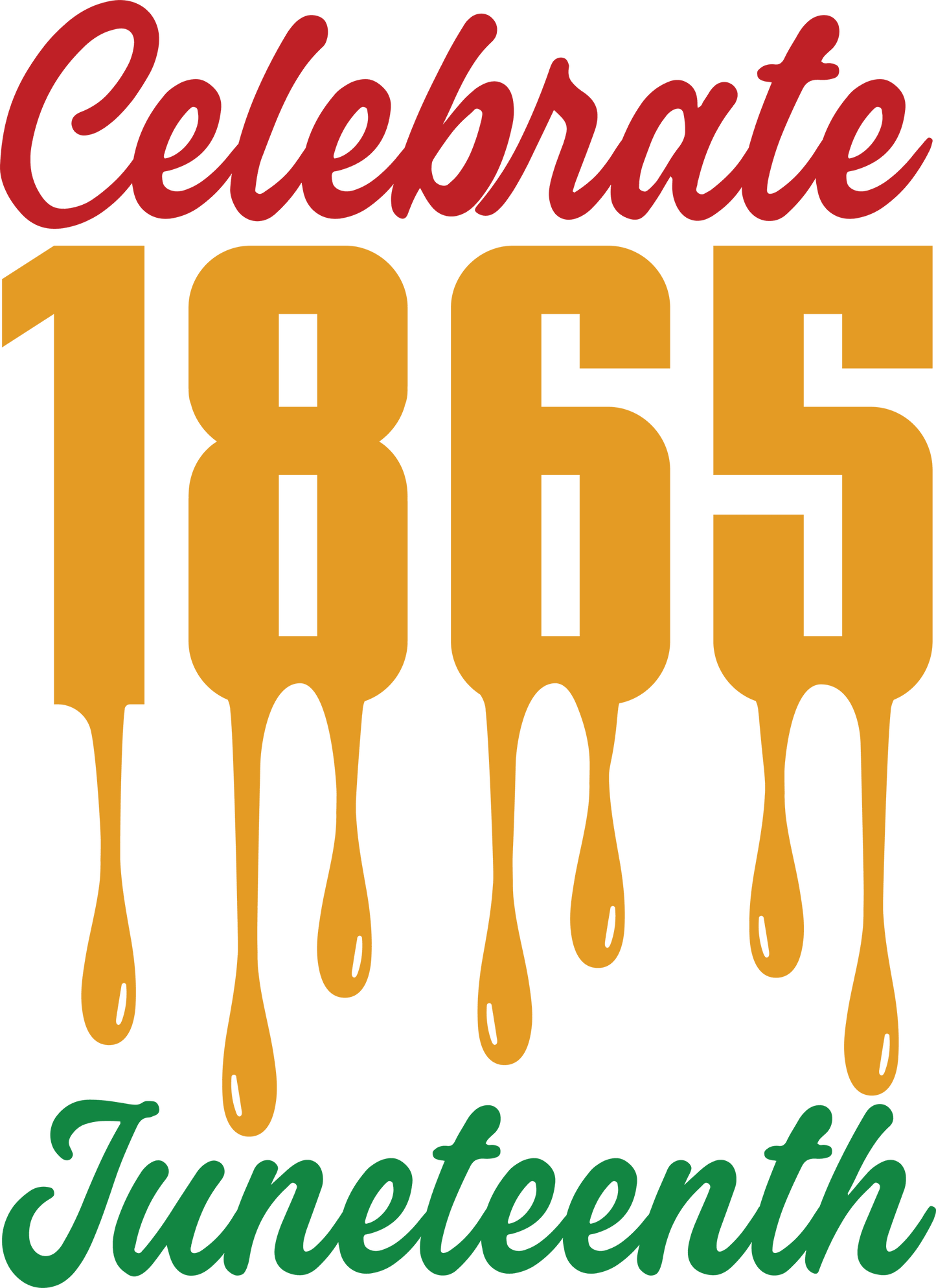 Celabrate Juneteenth Design - DTF Ready To Press
