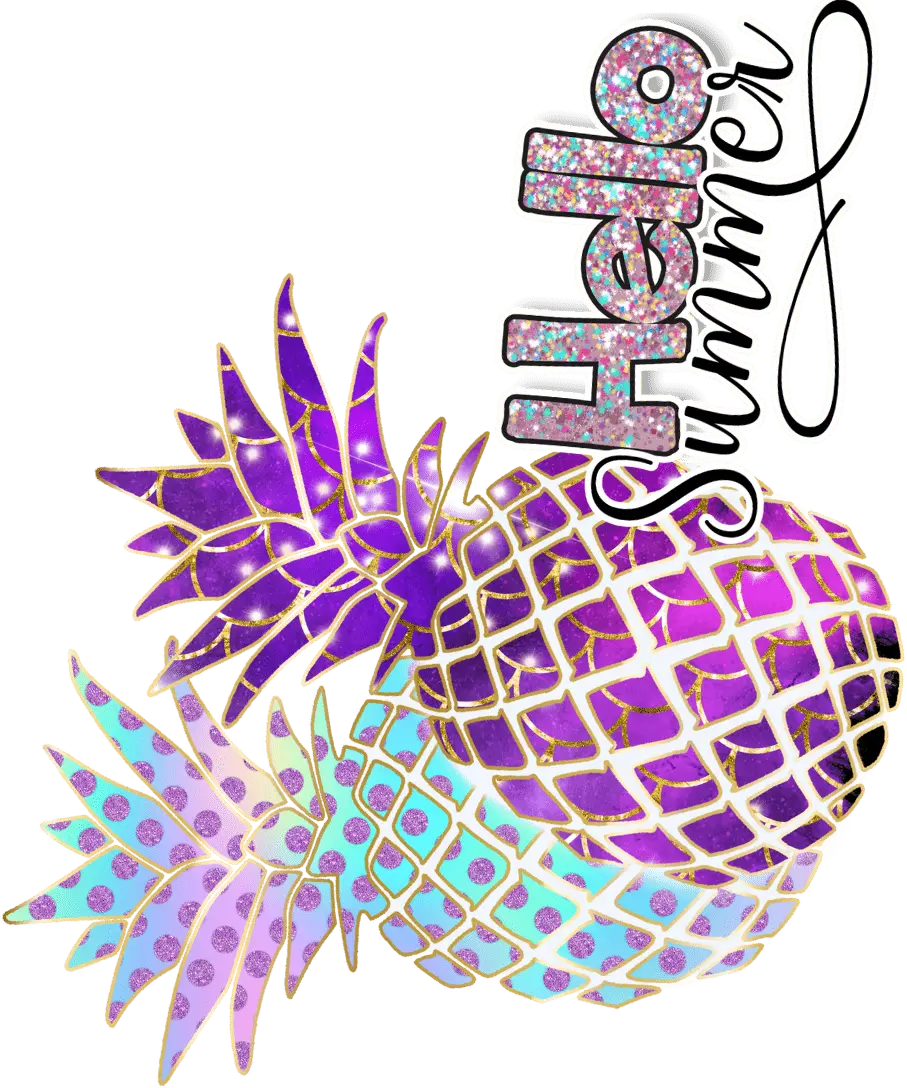 Hello Summer Design - DTF Ready To Press