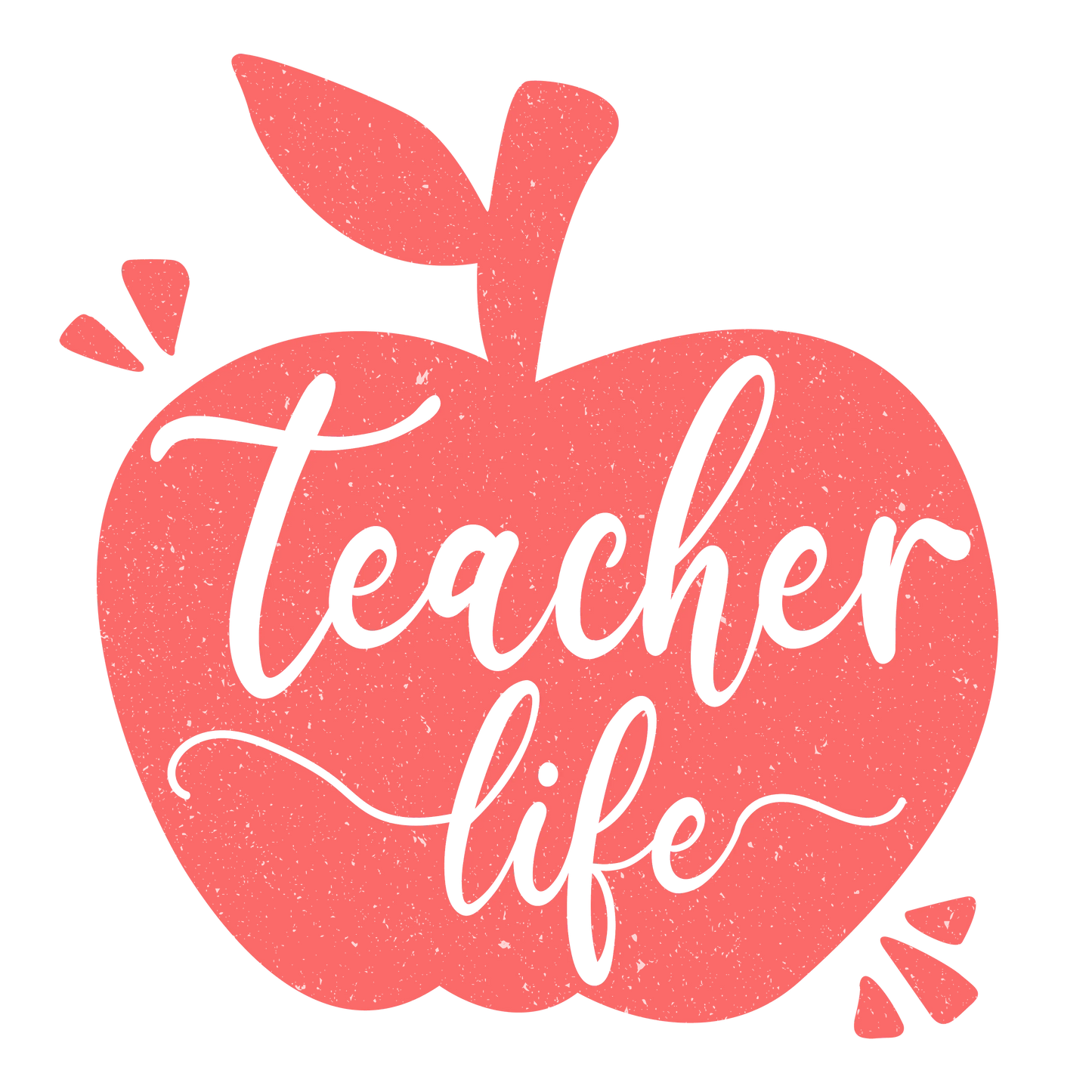 Funny Teacher Life Design - DTF Ready To Press