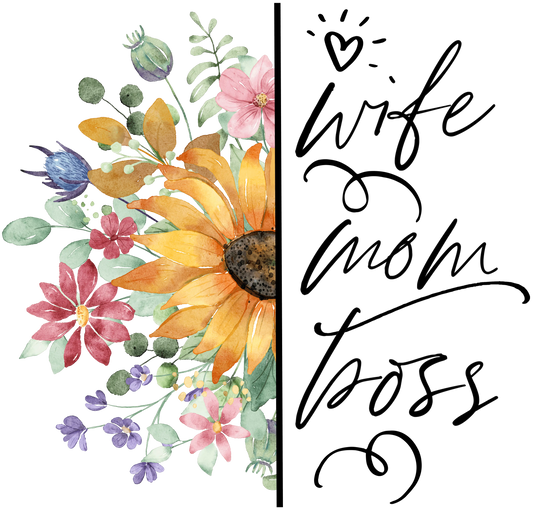Boho Mama Design - DTF Ready To Press