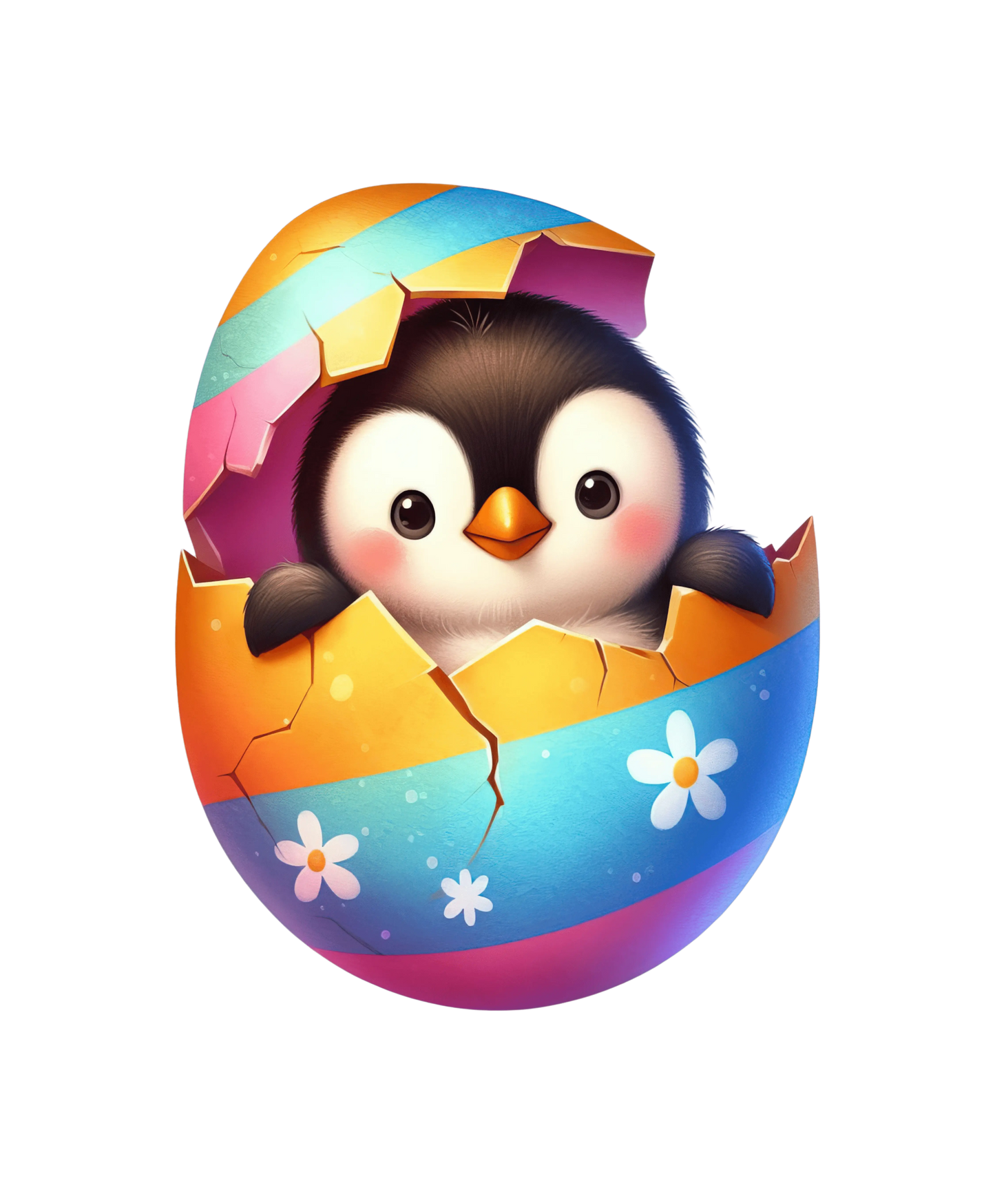 Cute Easter Egg Design - DTF Ready To Press