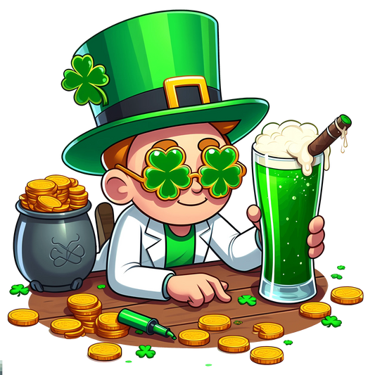 Morty Smith Beer Lover Saint Patrick's Design - DTF Ready To Press