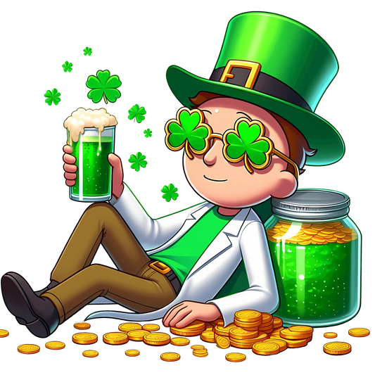 Morty Smith St Patrick's Day Design - DTF Ready To Press