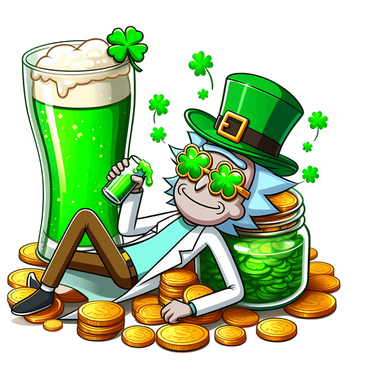 Rick St Patrick's Day Beer Design - DTF Ready To Press