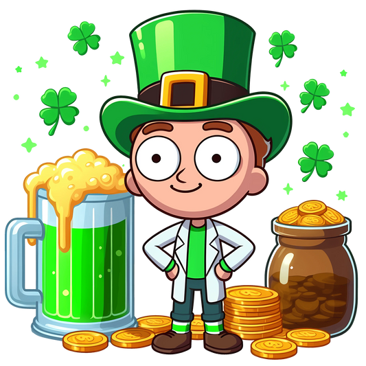 Morty Saint Patrick's Design - DTF Ready To Press