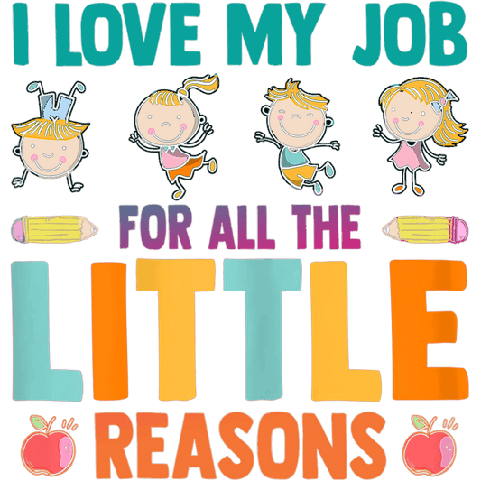 Cute Teachers Day Design - DTF Ready To Press