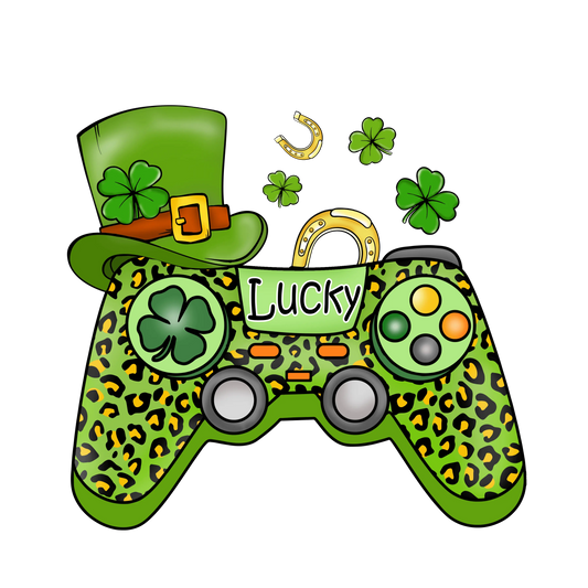 Patrick's Day Gamer Design - DTF Ready To Press