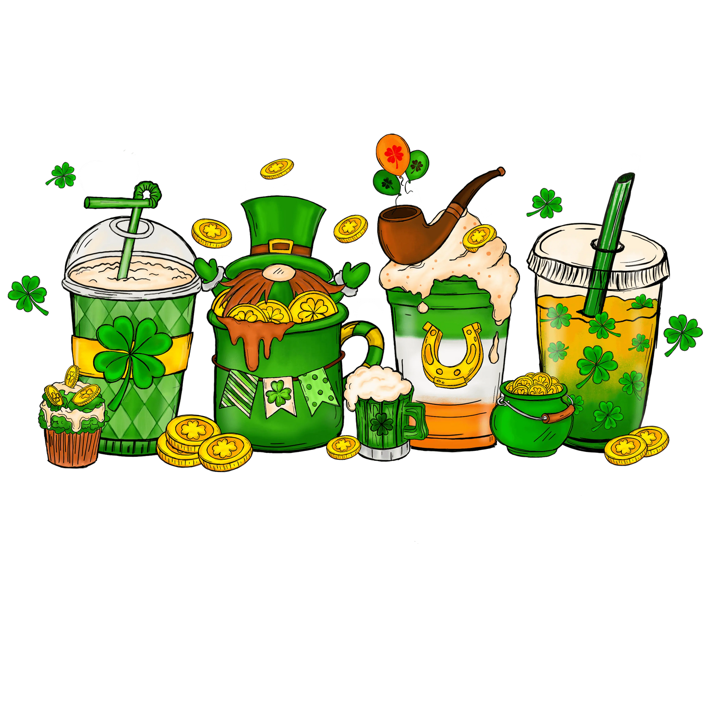 Irish Whiskey Design - DTF Ready To Press