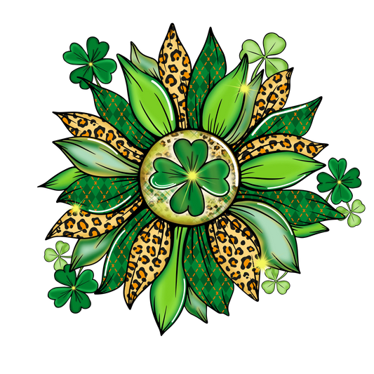 Celtic Symbols Leopard Design - DTF Ready To Press