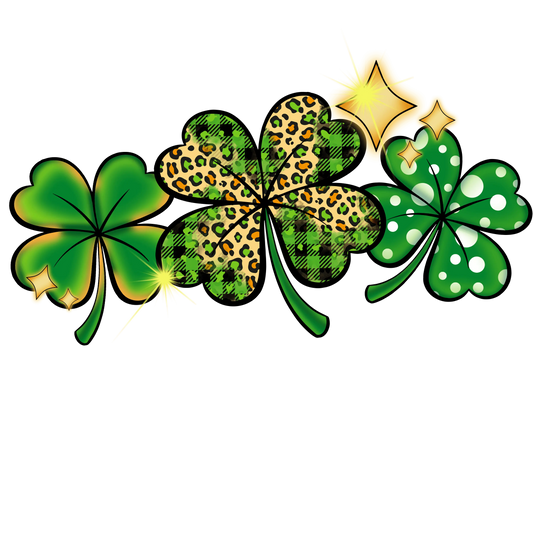 Shamrocks Design - DTF Ready To Press