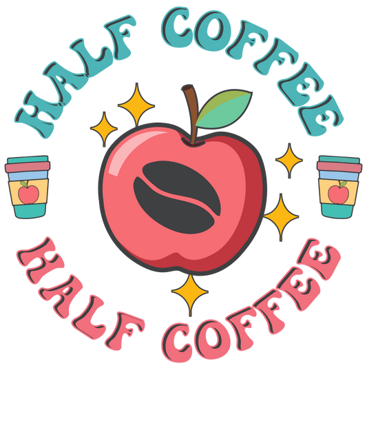 Coffee Lover Teacher Design - DTF Ready To Press