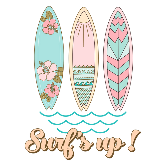 Cool Surf Design - DTF Ready To Press