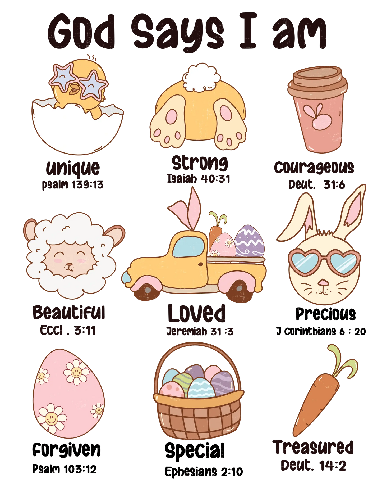 Christian Easter Day Design - DTF Ready To Press