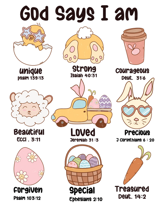Christian Easter Day Design - DTF Ready To Press