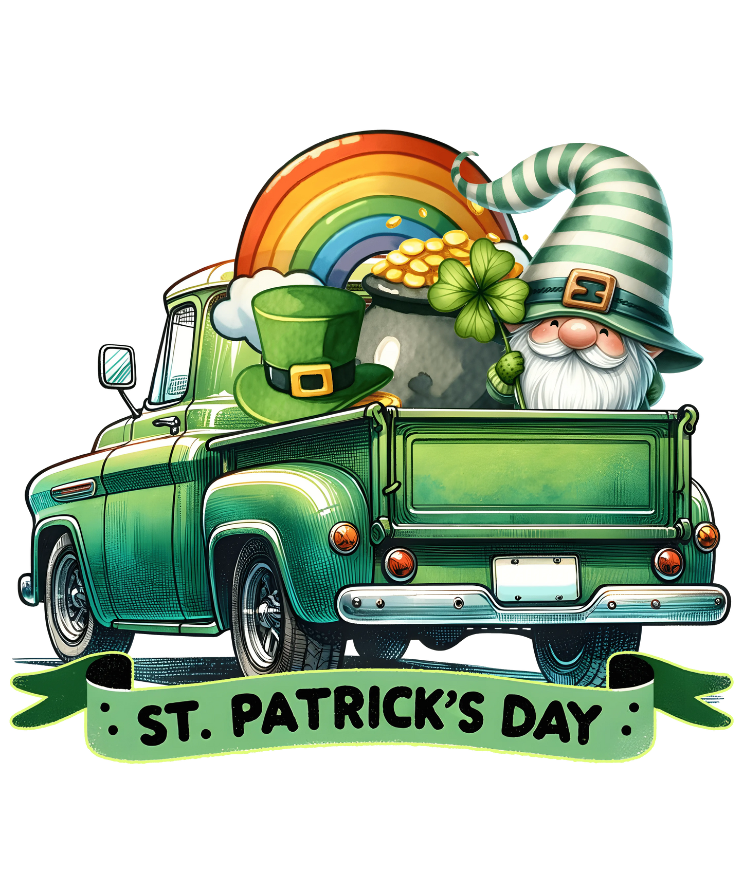 Cute ST. Patrick's Day Design - DTF Ready To Press