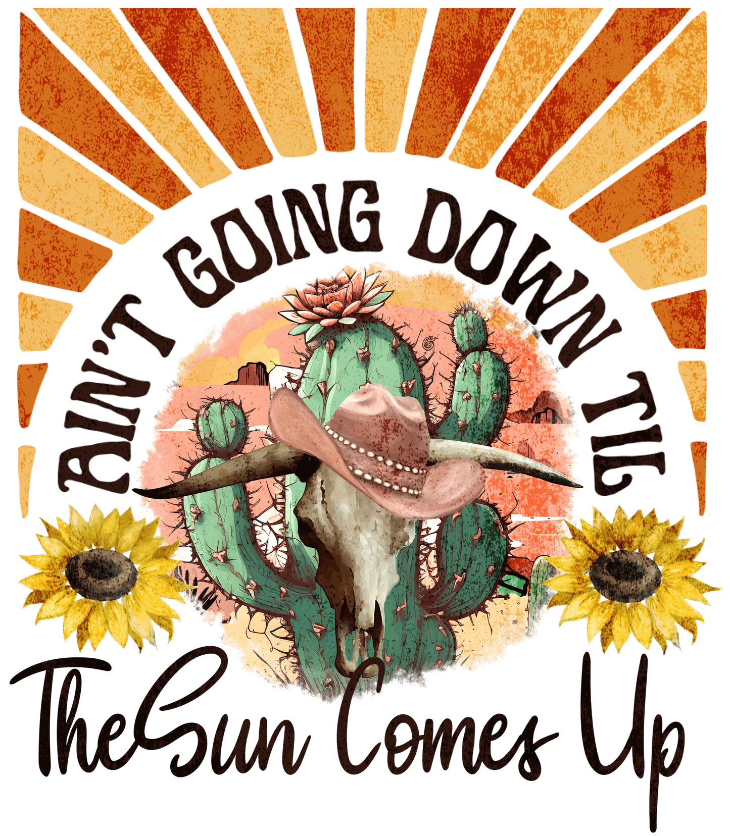 The Sun Comes Up Design - DTF Ready To Press