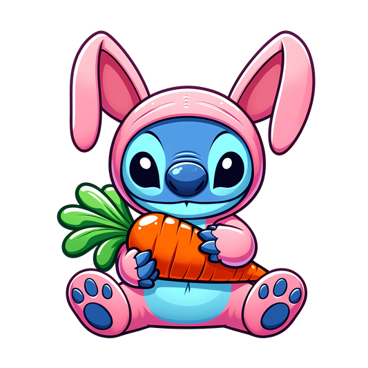 Happy Easter Funny Stitch Design - DTF Ready To Press
