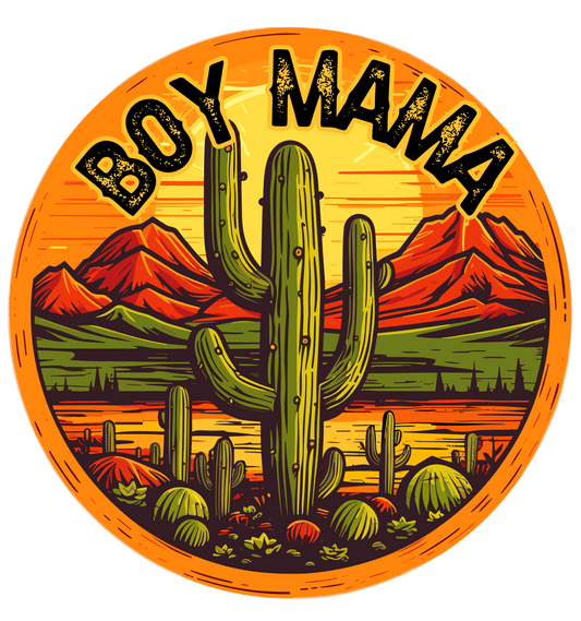 Boy Mama Wild Life Design - DTF Ready To Press